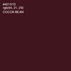 #40151D - Cocoa Bean Color Image